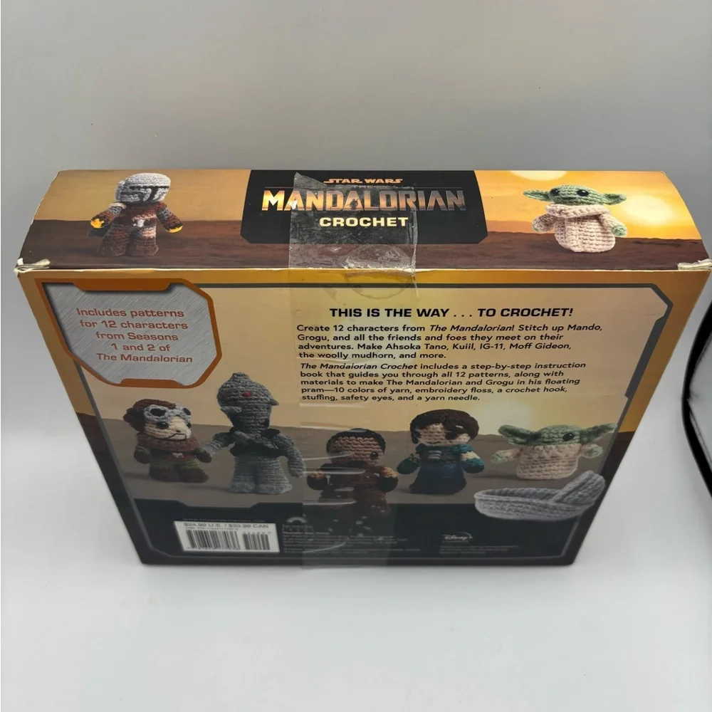 Disney Star Wars Mandalorian Crochet Set - Black, Green, Brown